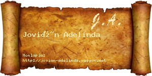 Jovián Adelinda névjegykártya